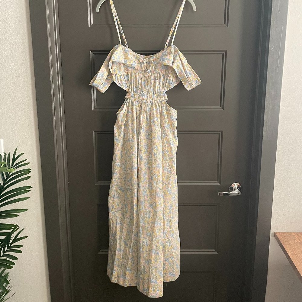 NWT For Love & Lemons Maxi Dress sz SMALL *SAMPLE*